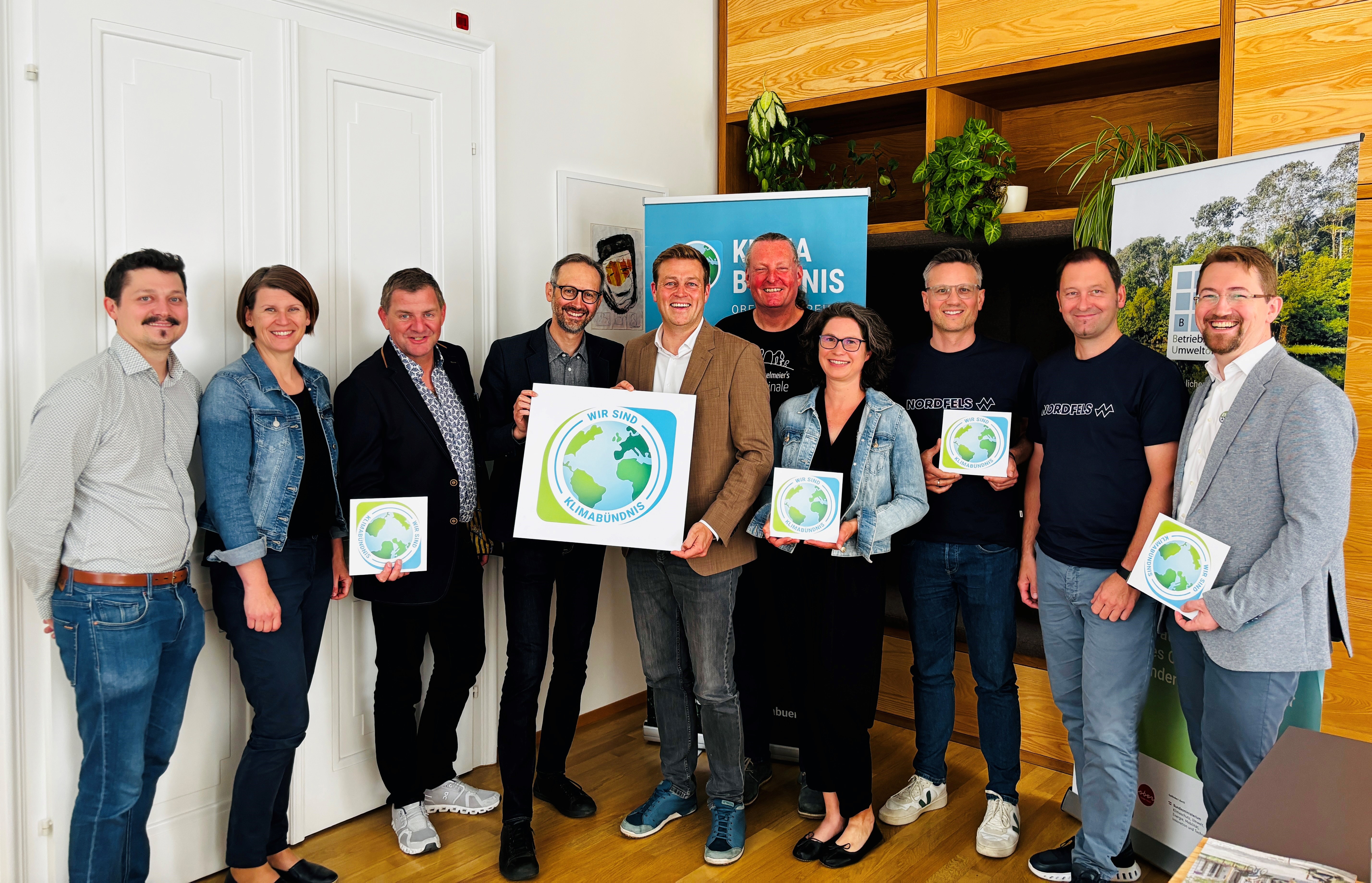 Techno-Z Braunau immer schon ein Vorreiter! Gemeinsam feiern wir nun den 1.000. Klimabündnis-Betrieb in Oberösterreich