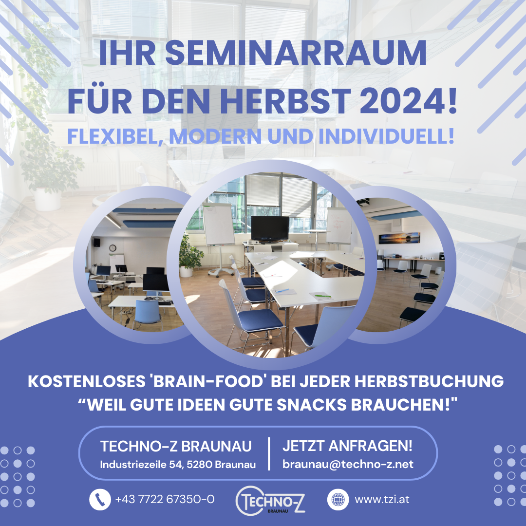 Unsere Seminarräume - Herbstspecial jetzt buchen! 